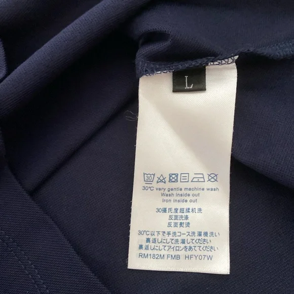 COPY - Louis Vuitton men’s navy cotton polo size L slim fit
